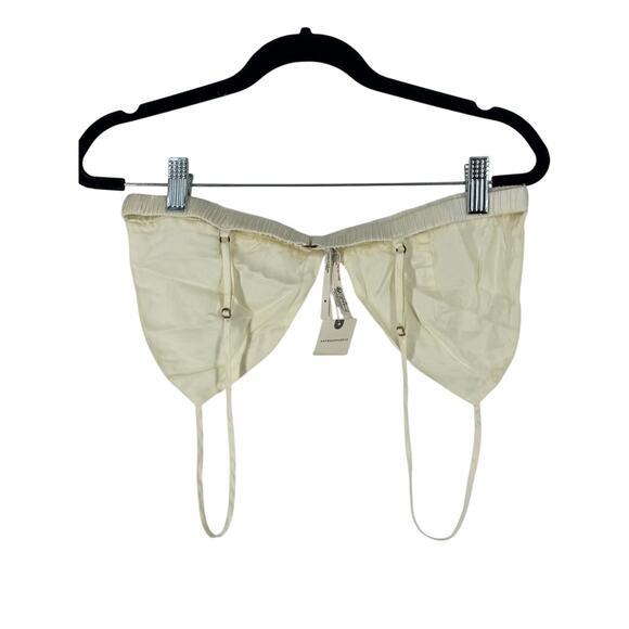 NWT AnthropologieHanky Panky Satin Sleep Bralette in Ivory - Picture 5 of 6
